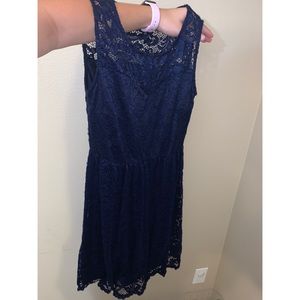 Blue Lace Dress